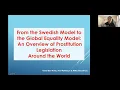 Webinar An Overview of Prostitution Legislation from Around the World