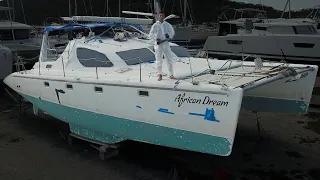 Cutting MORE Holes in Hurricane Damaged Catamaran