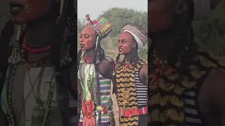 A courtship ritual competition among Niger’s Wodaabe Fula men