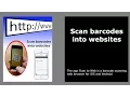 Barcode scan to web sites