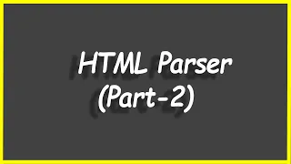 Python Programs HTML Parser Part-2