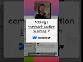 Add commenting to your Webflow site s blog in under 60 seconds