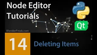 Node Editor Tutorial 14 Implementing Deleting Items