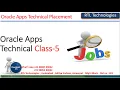 Oracle Apps Technical Class-1 100 Placement Real Time Corporate batch Training