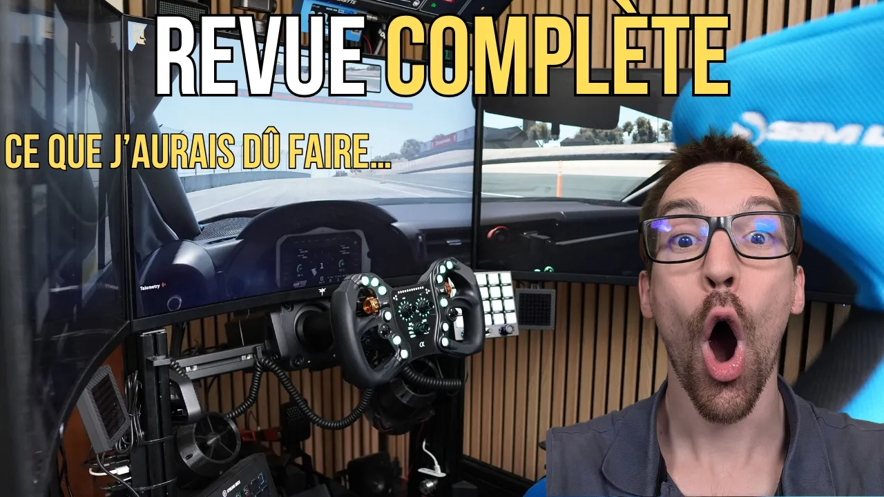Je Dévoile Mon Setup Sim Racing Complet (et son vrai prix) !
