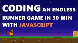 I built an endless runner game in 30 min with HTML CSS and JavaScript