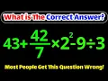 90 of People Get Fooled By This Math Question Can YOU Get It Right