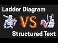 Ladder Diagram vs Structured Text