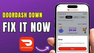 Is DoorDash Down Fix DoorDash Not Working Whoops Something Went Wrong 2026