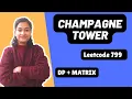 Champagne Tower Leetcode 799 Matrix Day-4