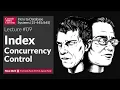 F2023 - Index Concurrency Control CMU Intro to Database Systems