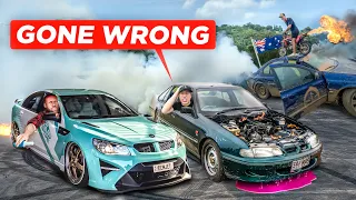 WELCOME TO AUSTRALIA BURNOUTS UNTIL MY CAR EXPLODES WITH TROY CANDY 