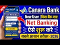 Canara bank net banking online registration 2026 How to login canara bank net banking first time