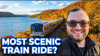 I rode the Most Scenic Commuter Train in America Riding the Hudson Line from NYC to Poughkeepsie