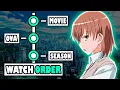 Download Lagu How To Watch A Certain Magical Index/Scientific Railgun in The Right Order!