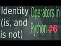 Become Proficient In Python Programming JTDevs Identity Operators 2022
