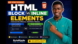 HTML Block vs Inline Elements Explained Complete Beginner Tutorial 2026