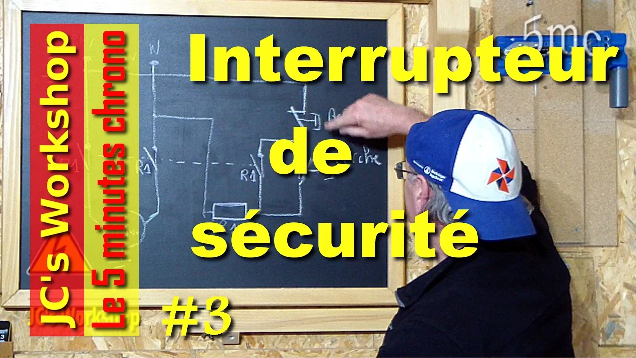 Principe de l'Interrupteur de sécurité pour scie d'atelier et autres  - 5mc #3