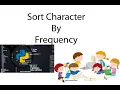 Python Sort Characters By Frequency