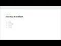Java for Beginners - Module 6 Classes and objects