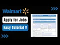 How to Apply for Job in Walmart Online