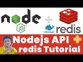 Nodejs JavaScript API Project with Redis Cache Deployed in Docker Container
