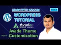 WordPress Bangla Tutorial Avada Theme Customization Part-01