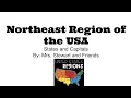 Northeast Region of the USA