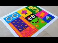 Makar Sankranti Special Rangoli Haldi Kunku Rangoli