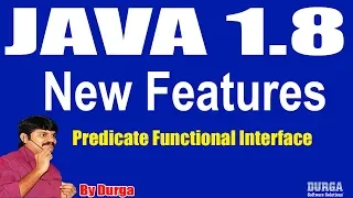 Java 1 8 New Features Predicate Functional Interface by Durga sir