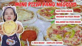 EASY PIZZA DOUGH | MINI PIZZA 1KL RECIPE | Complete Costing | Tipid Tips atbp