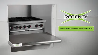 Regency Pass-Through Shelf Installation