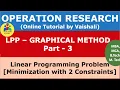 LPP Using Graphical Method Minimization Problem - Solved Example Operation Research