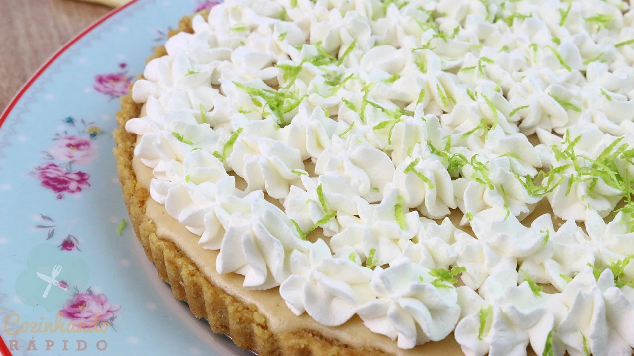 #086 TORTA DE LIMÃO FÁCIL COM MASSA DE BISCOITO COZINHANDORAPIDO