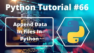 - Append Mode in File Handling in Python in Hindi Python Tutorial in Hindi