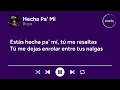 Boza - Hecha Pa' Mi (Letra/Lyrics)