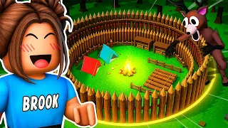we built the safest base in 99 nights in the forest roblox 