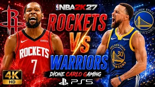 Warriors VS Rockets August 15 2026 NBA2K26