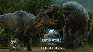 EMBER T REX VS DISTORTUS REX Jurassic World Evolution 3