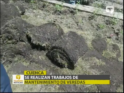 Se realiza trabajos de mantenimientos de veredas