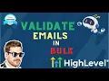 How To Validate Emails In Bulk HighLevel Tutorial