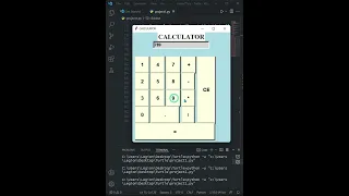 Calculator using Tkinter Python Programming