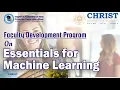 Day-1 FDP on On Essentials for Machine Learning