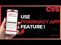 How To Use CVS Pharmacy App Feature