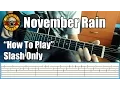 Download Lagu Guns N' Roses November Rain SLASH ONLY with tabs | Rhythm guitar