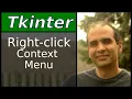 Tkinter - Right-click Context Menu
