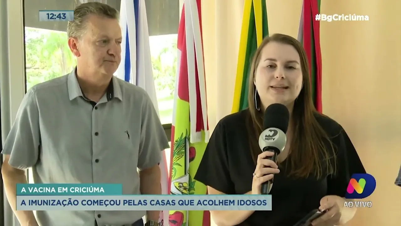 Em Criciúma, aplicação das doses bivalentes contra a Covid-19 inicia pelas casas que acolhem idosos