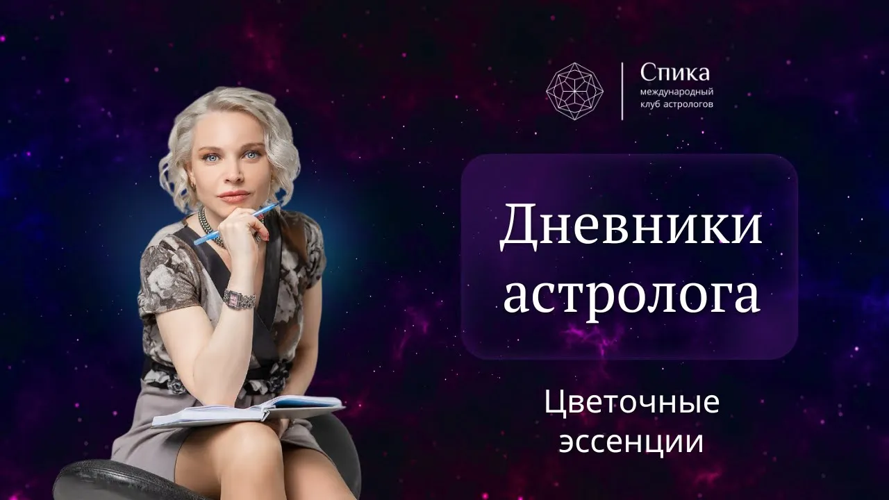 Дневники астролога. Цветочные эссенции. Лектор - Анна Гарсия.