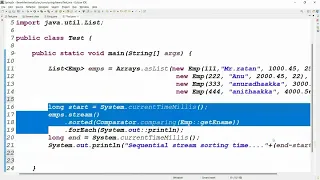 COREJAVA JAVA-8 FEATURES Session 18 Sequential parallel Streams BY MR RATAN 7330886699