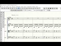 HyperScribe Real TIme Entry - Using a MIDI Keyboard and Metronome Beat